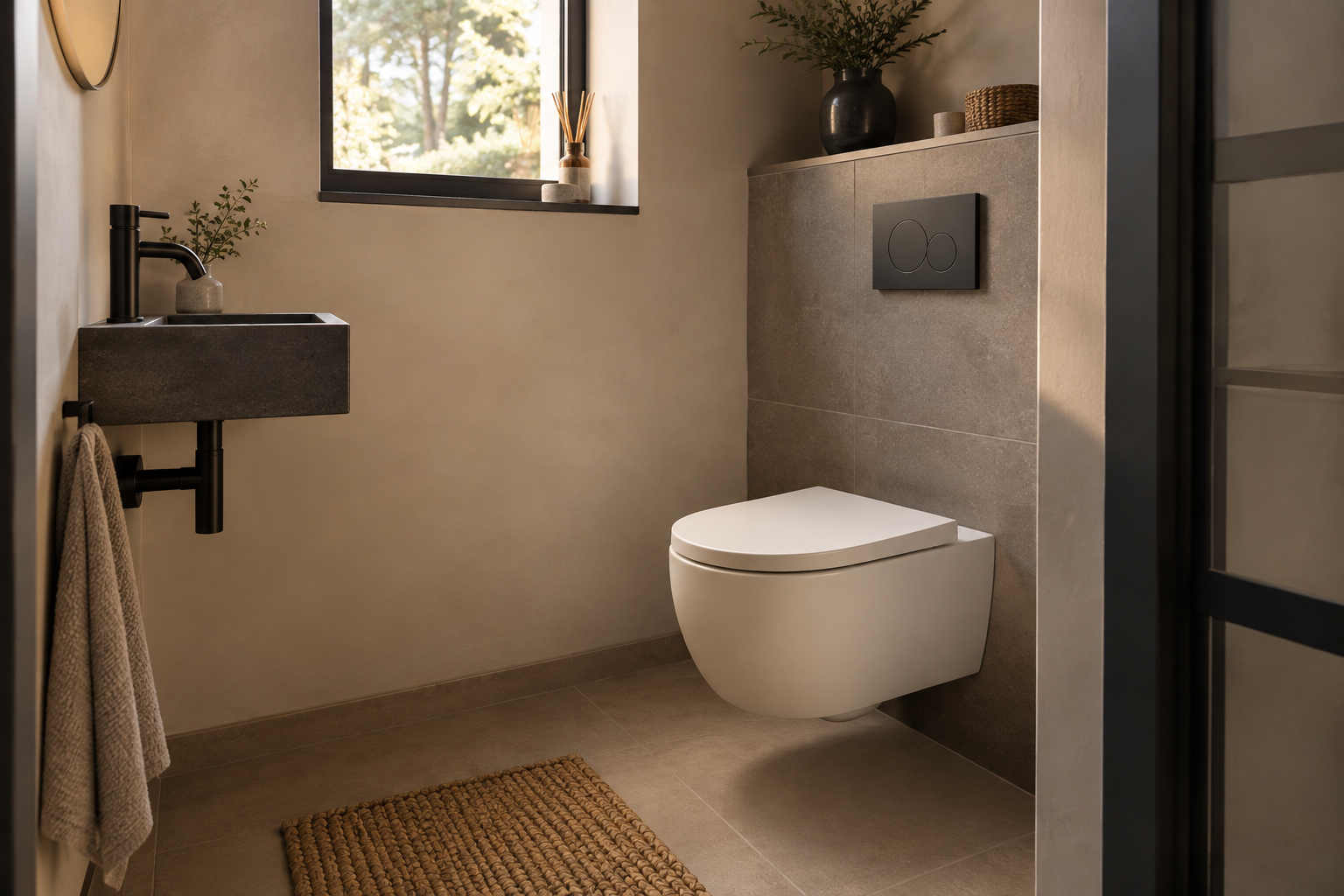 Hangend toilet plaatsen: maten, stappen en kosten